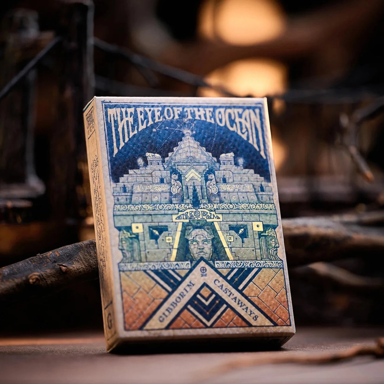 Gibborim Castaways Gilded Eye of the Ocean Playing Cards