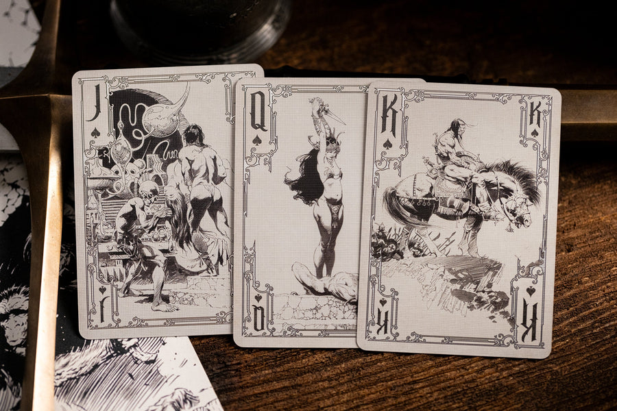 Frazetta Art Museum x Kings Wild Playing Cards - Drawing Edition