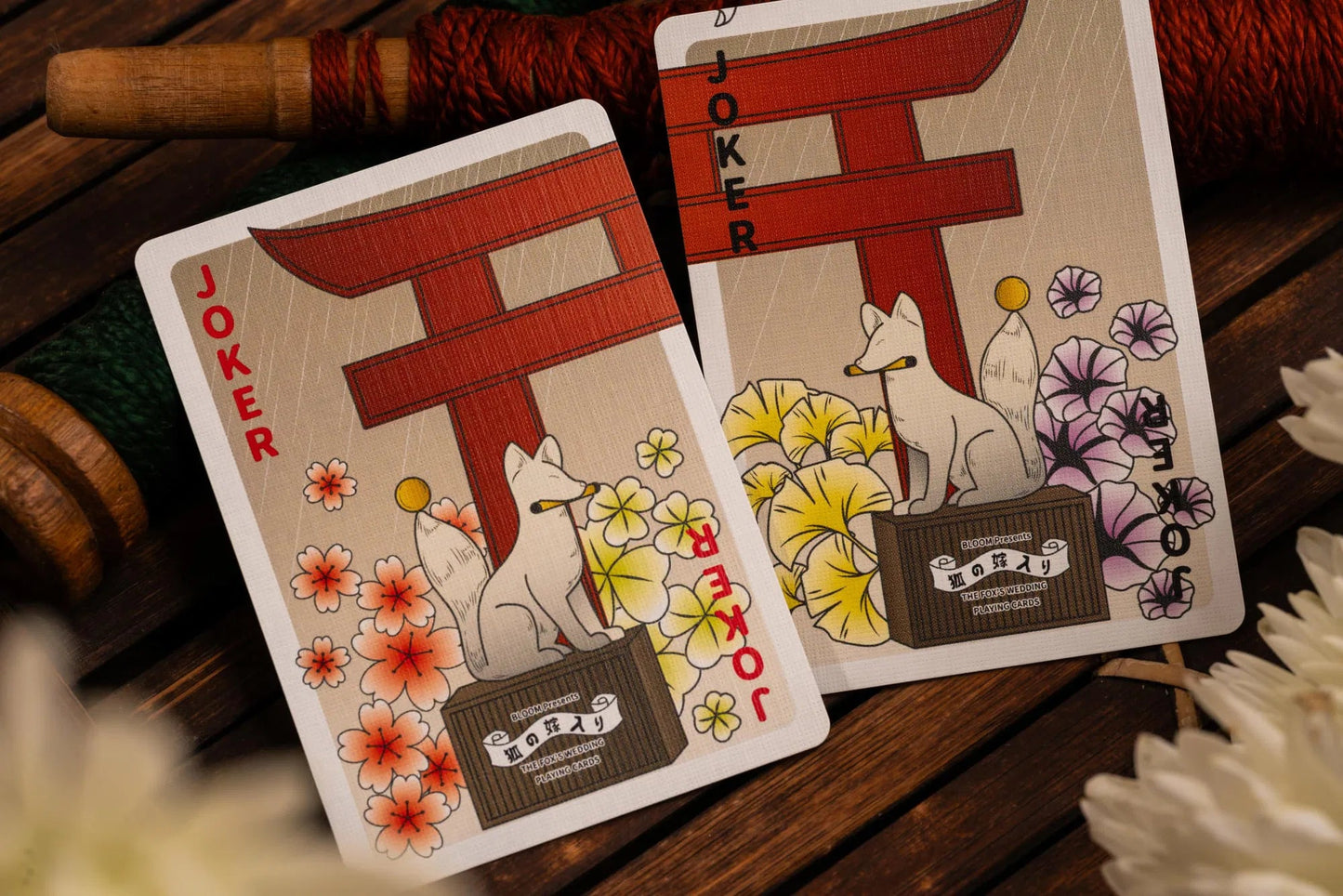 Fox's Wedding Playing Cards Shinto Edition - Vanishing Box