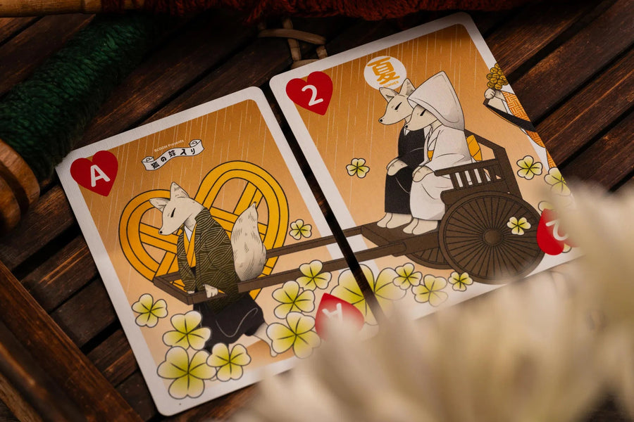 Fox's Wedding Playing Cards Shinto Edition - Vanishing Box