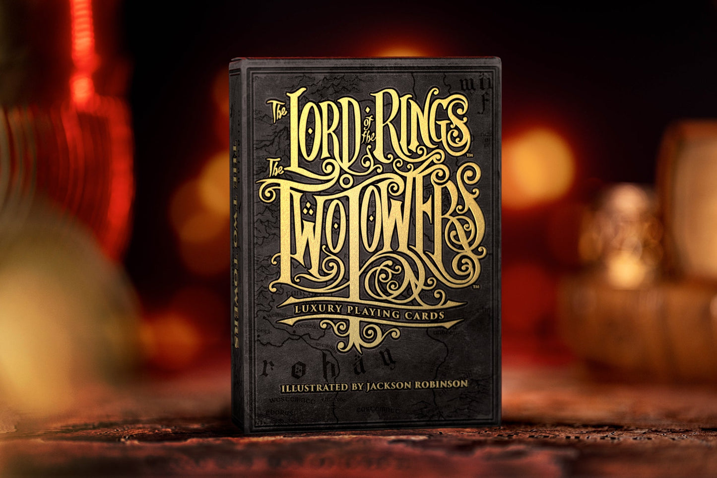 Gilded Two Towers Playing Cards Playing Cards by Kings Wild Project