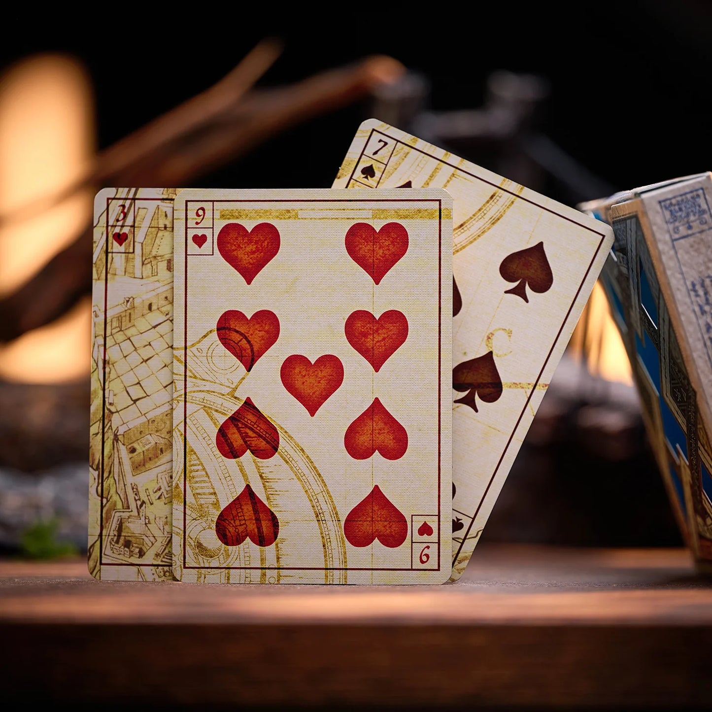 Gibborim Castaways Gilded - Eye of the Ocean Playing Cards