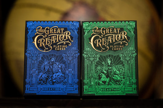 The Great Creator Playing Cards Playing Cards by Riffle Shuffle Playing Card Company