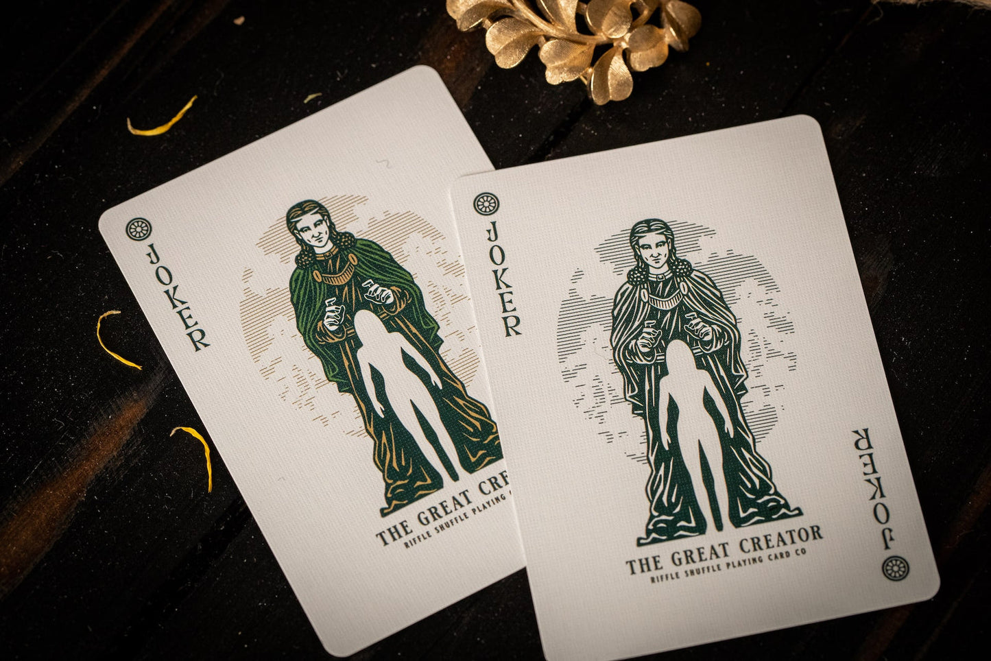 The Great Creator Playing Cards Playing Cards by Riffle Shuffle Playing Card Company
