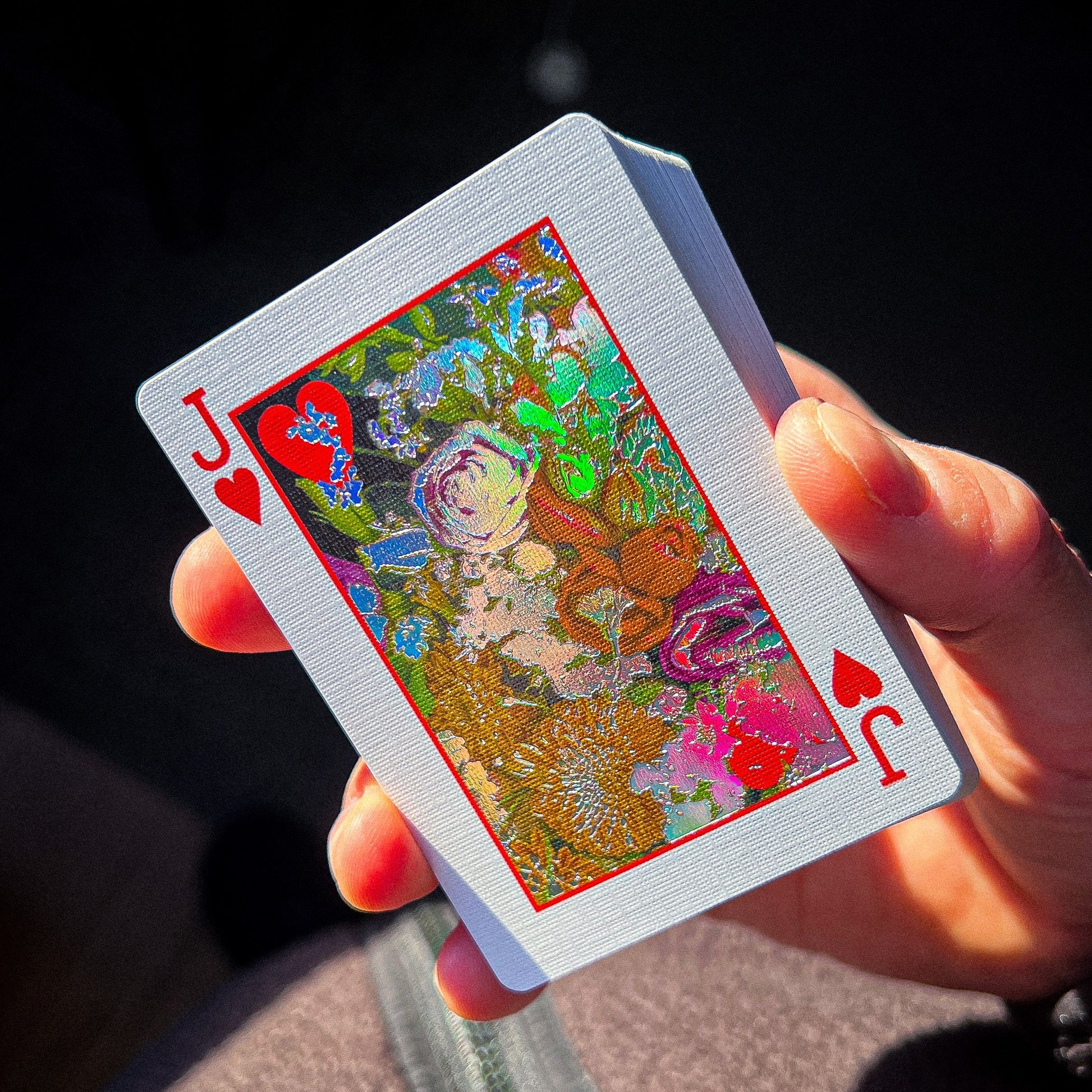 Holo Sepal Umbra Playing Cards