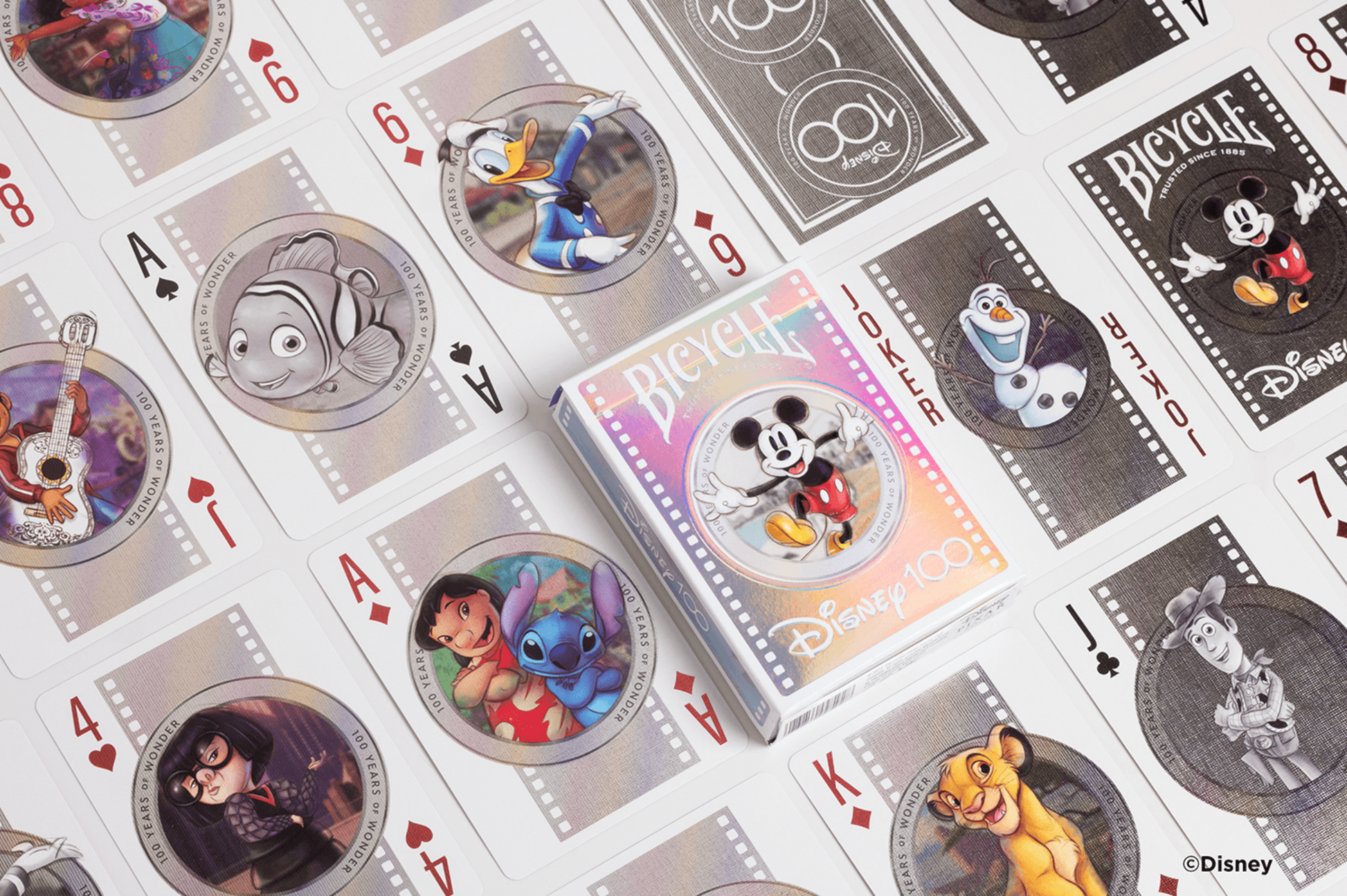 Disney 100 Bicycle Playing Cards Disney 100 Bicycle Playing Cards