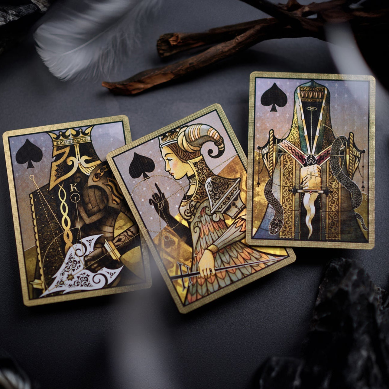 House of the Rising Spade Playing Cards