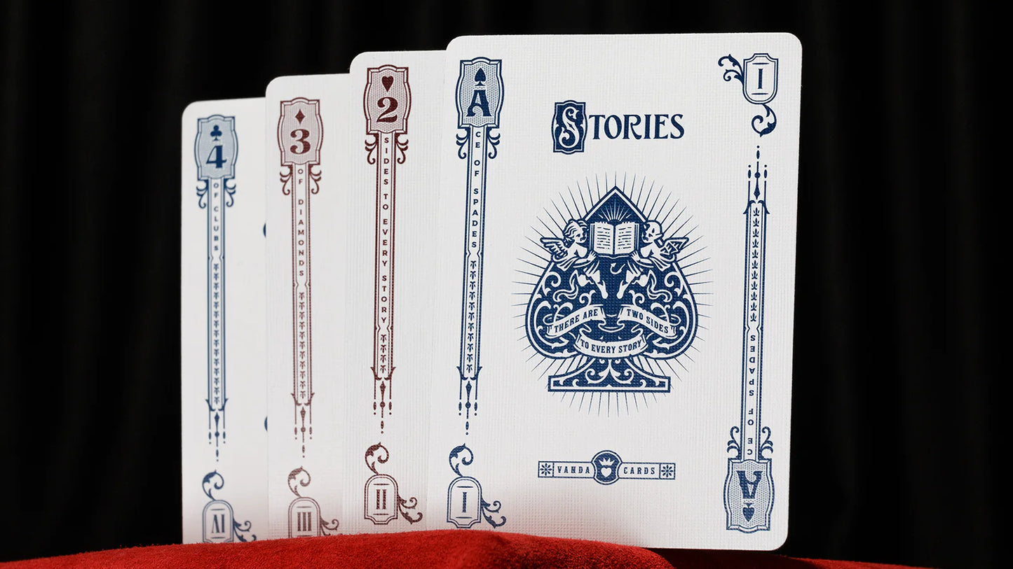 Stories Vol.1 Playing Cards - Red Playing Cards by Vanda