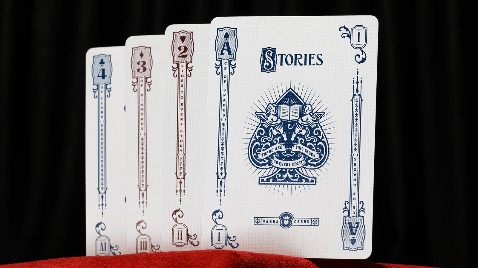 Stories Vol.1 Playing Cards - Red Playing Cards by Vanda