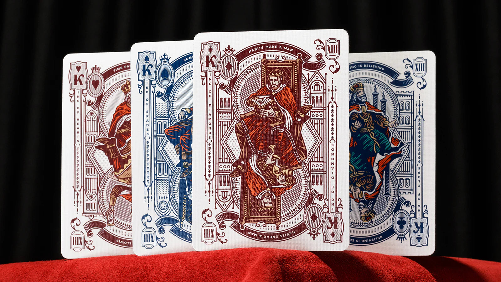 Stories Vol. 5 Purple Gilded Playing Cards Playing Cards by Vanda