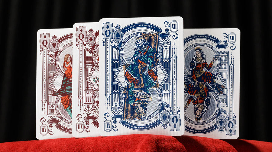 Stories Vol.2 Playing Cards - Blue Playing Cards by Vanda