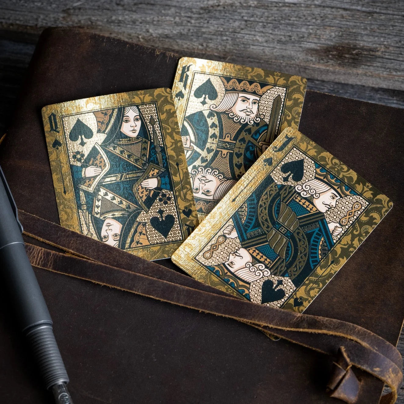 Stone Garden V2 Playing Cards Playing Cards by Black Ink Branded