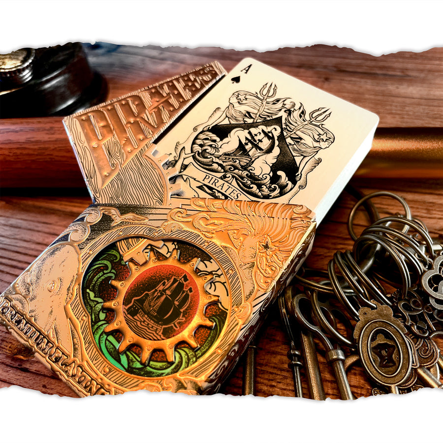 Pirate Playing Cards - Mechanical Daylight Box