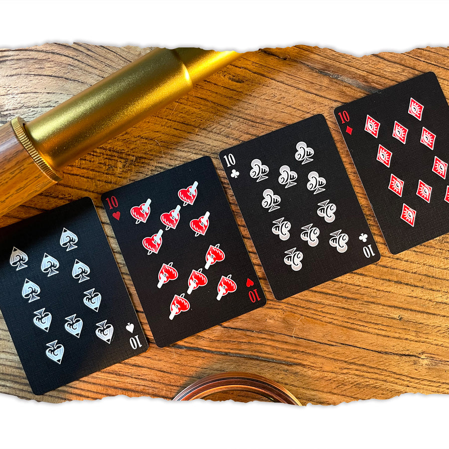 Pirate Playing Cards Night Edition with Mechanical Gear Box