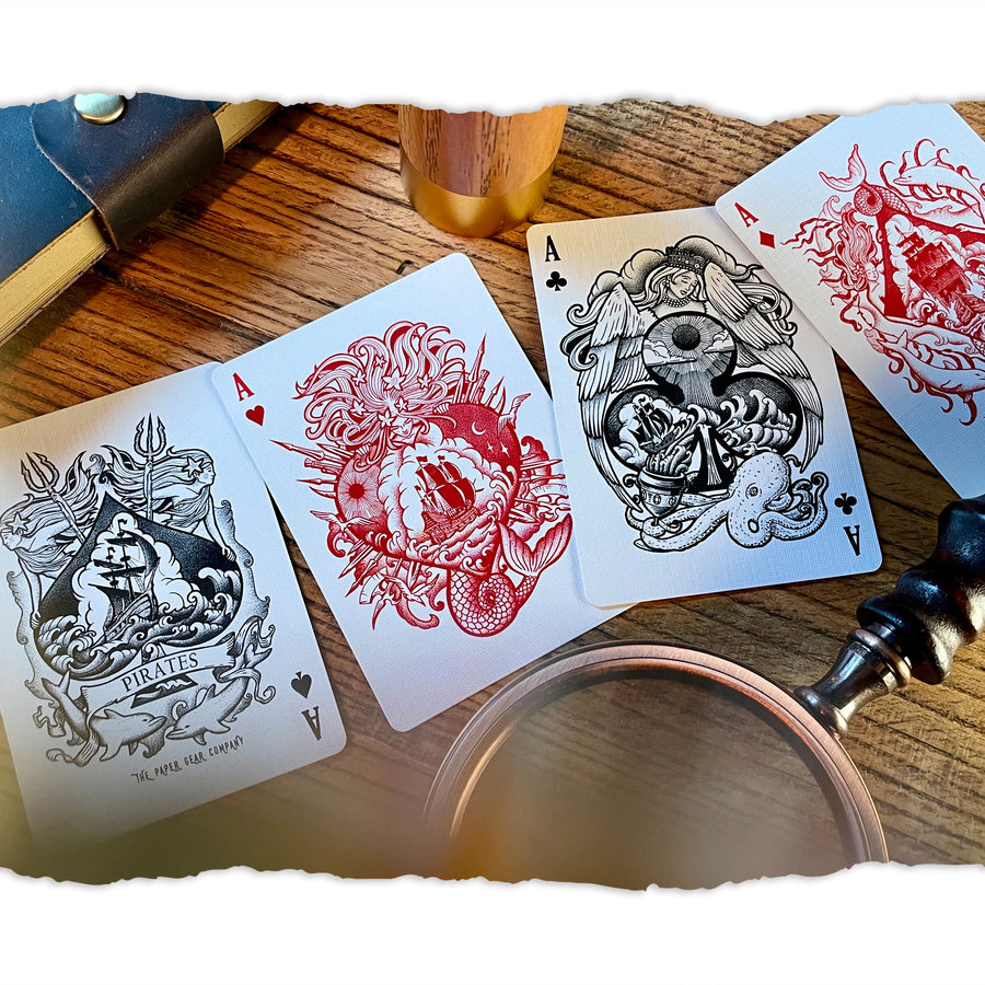 Pirate Playing Cards - Mechanical Daylight Box