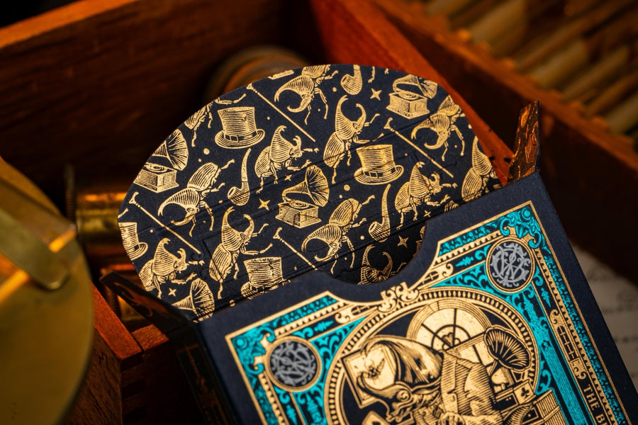 The Beetle Backs Cobalt Edition Playing Cards