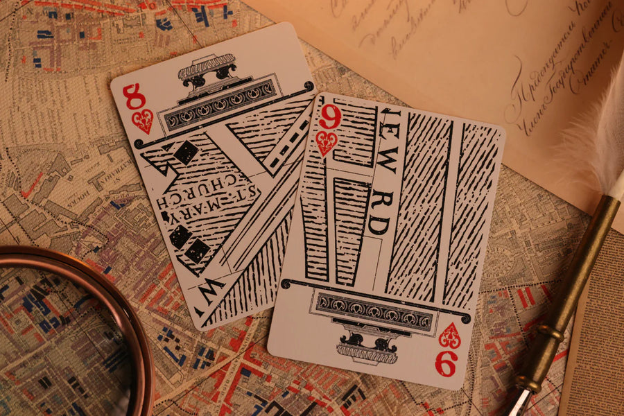 Jack the Ripper & Sherlock Holmes - Skewer Edition Playing Cards
