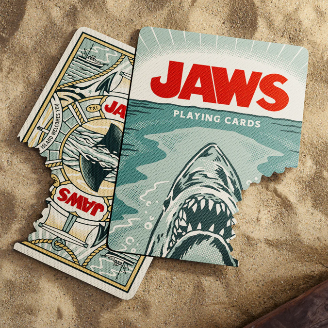 Jaws themed playing cards 