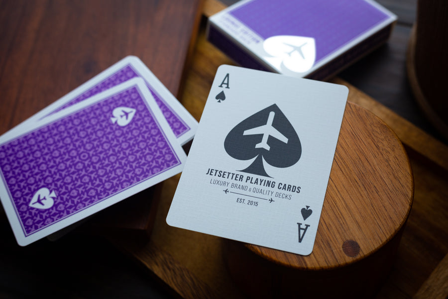 Purple Limited Edition Jetsetter Playing Cards