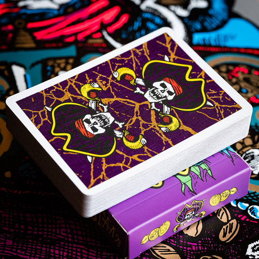 Kevin Staab pirate playing card deck, face cards spread