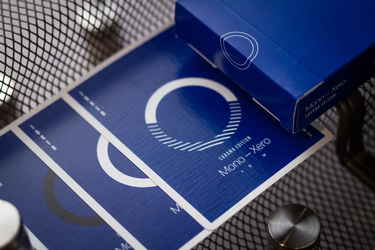 Mono Xero Chroma Edition Playing Cards - Blue Playing Cards by Luke Wadey