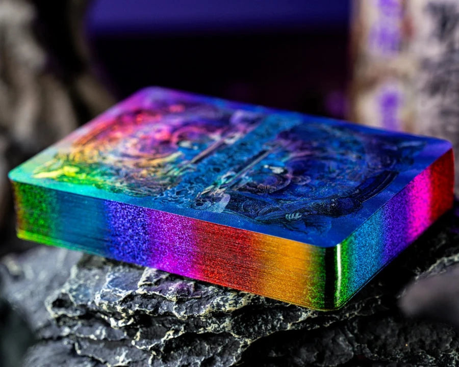 LiaoZhai Playing Cards Artist Boxset Edition by Ark features a gilded deck of poker playing cards