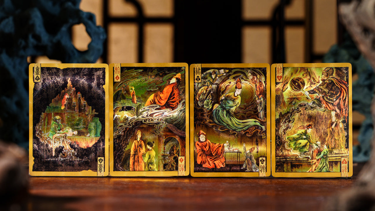 LiaoZhai Playing Cards - Wooden Boxset
