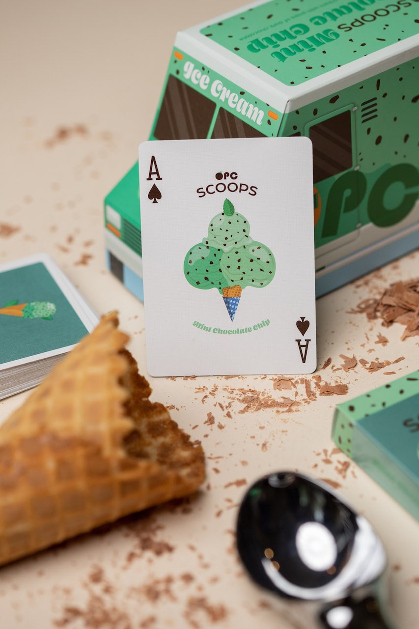 Scoops Playing Cards Playing Cards by Organic Playing Cards