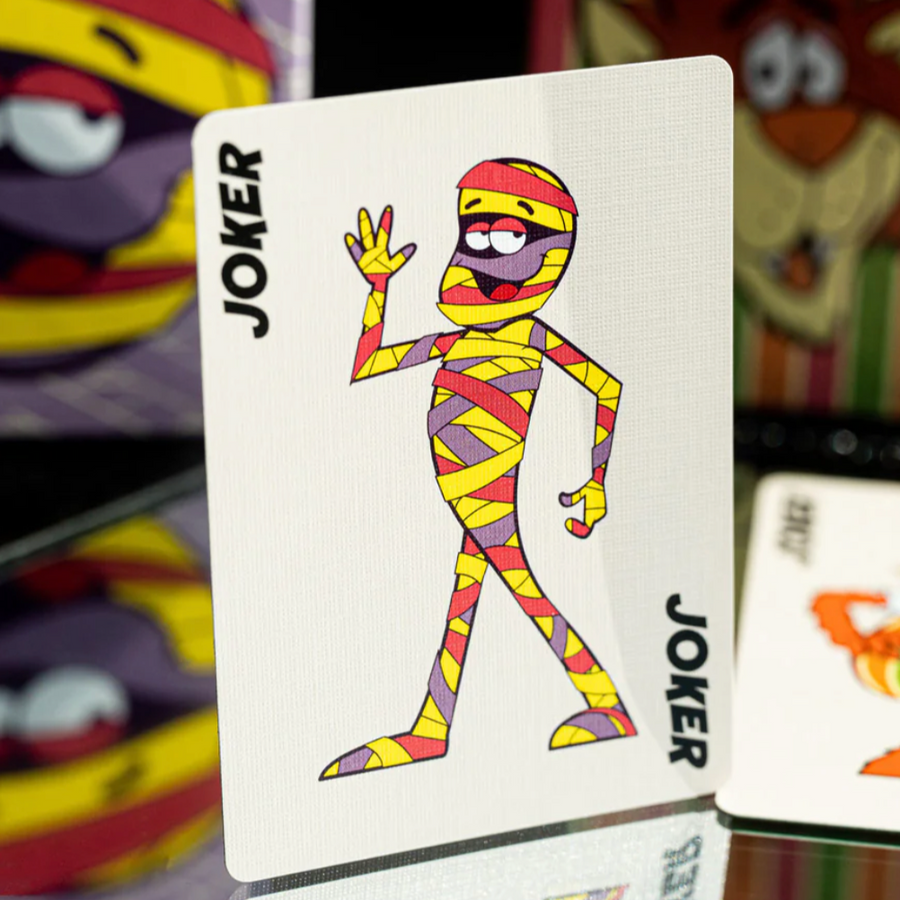 Fruity Yummy Mummy Monster Cereal Halloween Playing Cards