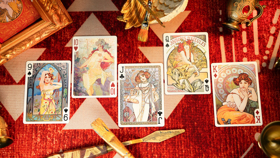Mucha Playing Cards by 52 MUSÉE