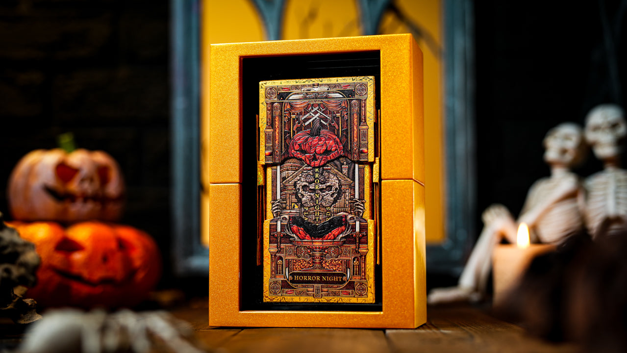Night of Horror Playing Cards - Wooden Boxset