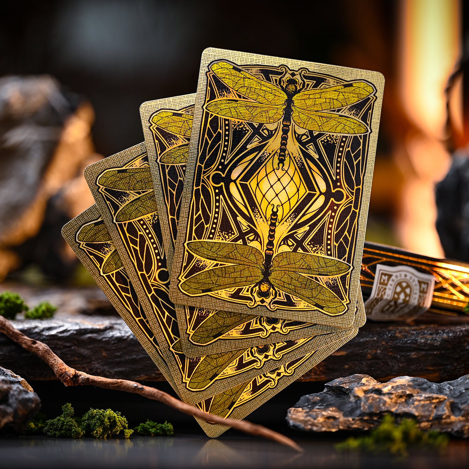 The Notorious Gambling Frog - 7th Anniversary Golden Edition Playing Cards by Stockholm 17
