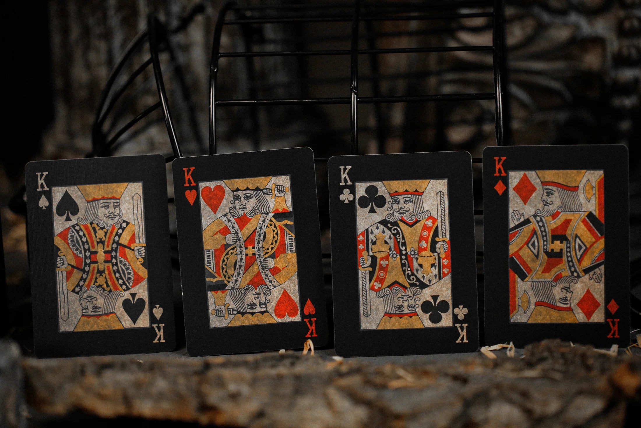 Bicycle Kasa 1x Dark, 1x Wood Playing top Cards Kickstarter Exclusive Rare