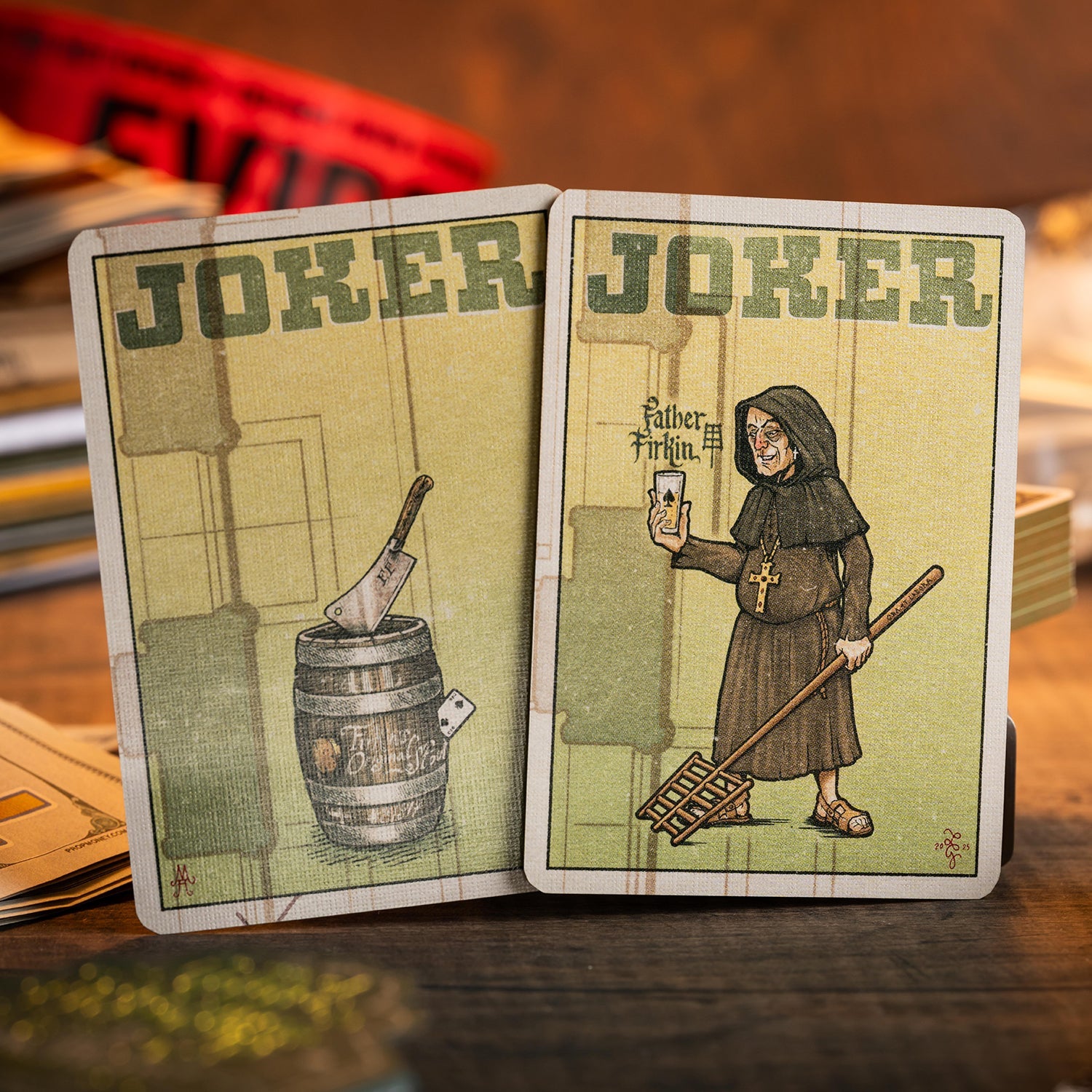 Odd Fellows Playing Cards - Father Firkin – Rare Playing Cards