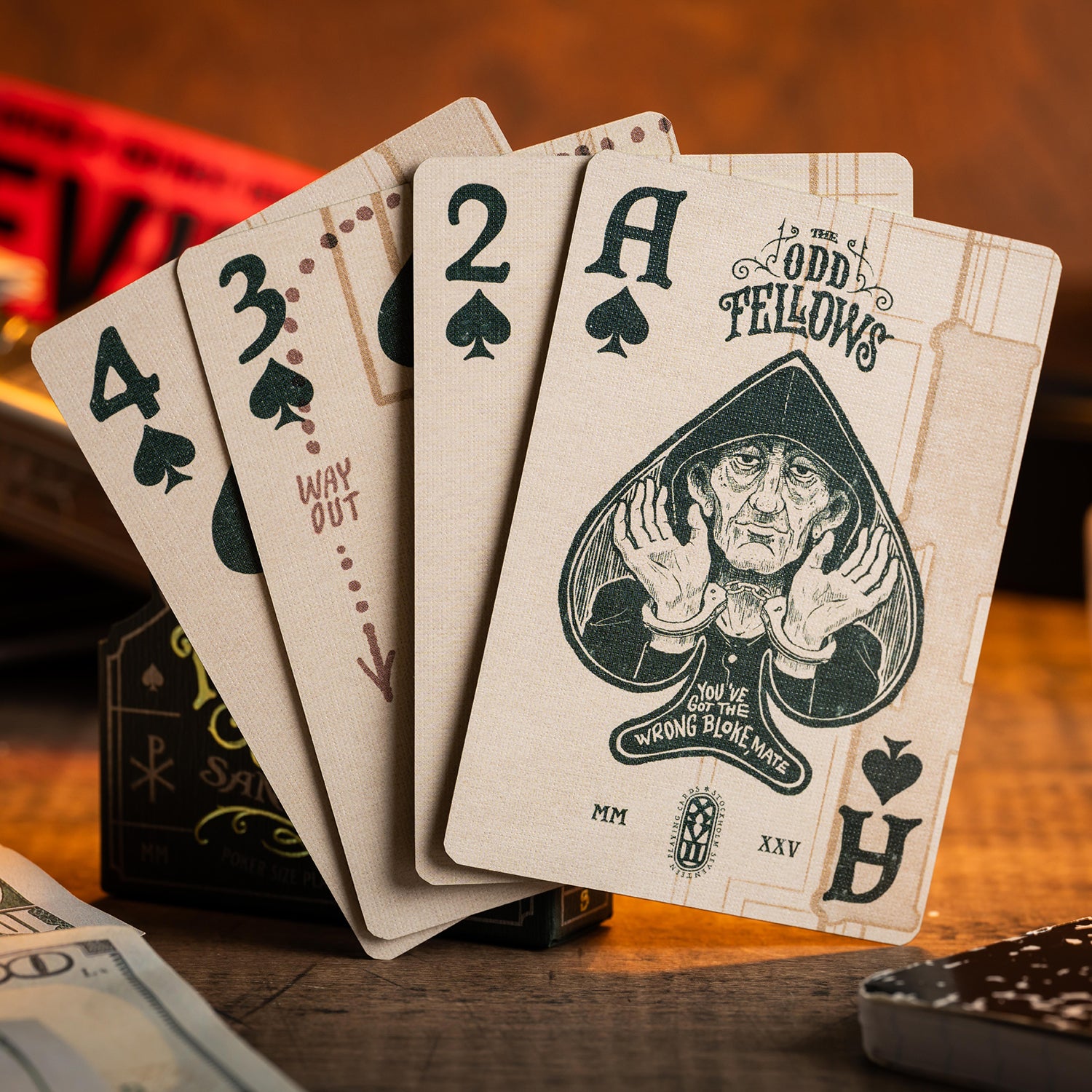 Odd Fellows Playing Cards - Father Firkin – Rare Playing Cards