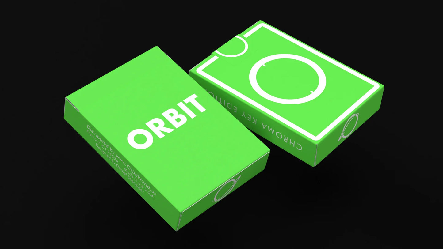 Orbit Chroma Key Playing Cards Playing Cards by Orbit Brown