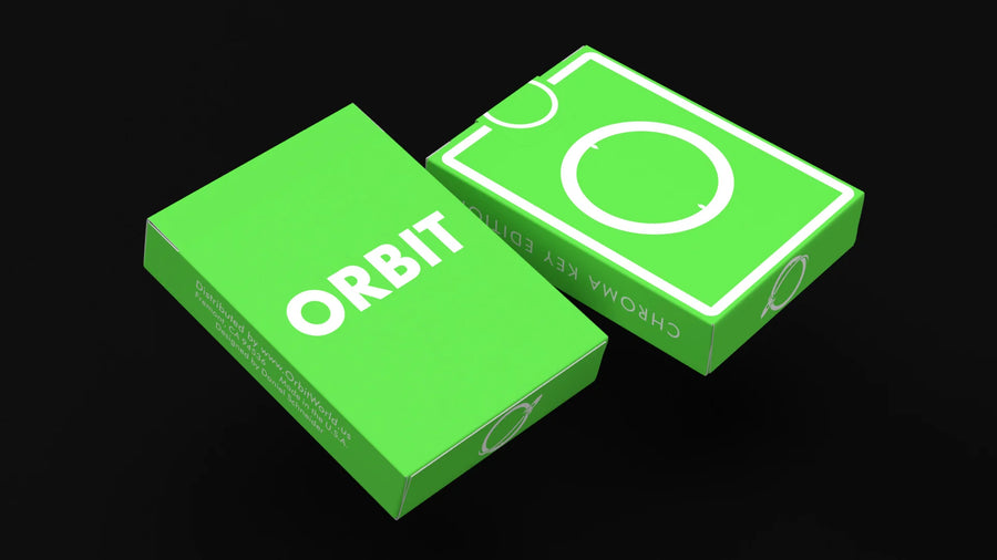 Orbit Chroma Key Playing Cards Playing Cards by Orbit Brown