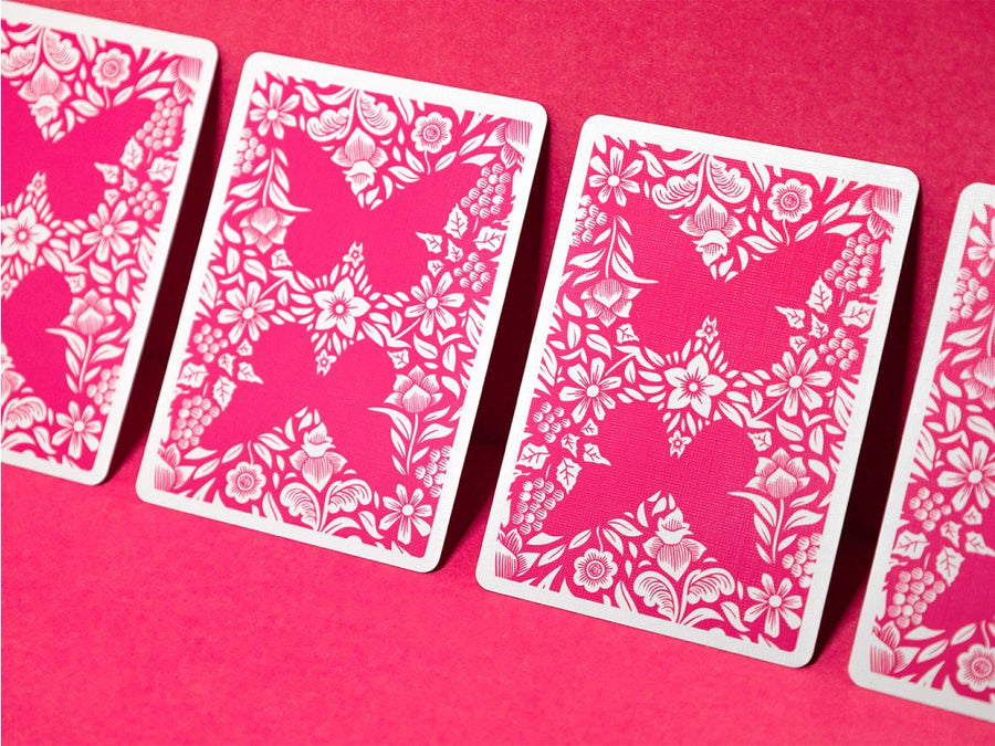 Butterfly Workers Playing Cards Pink Edition Playing Cards by Butterfly Playing Cards