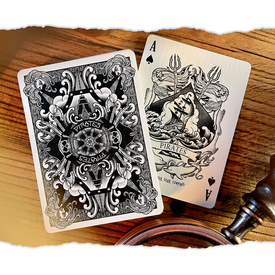 Pirate Playing Cards - Mechanical Daylight Box