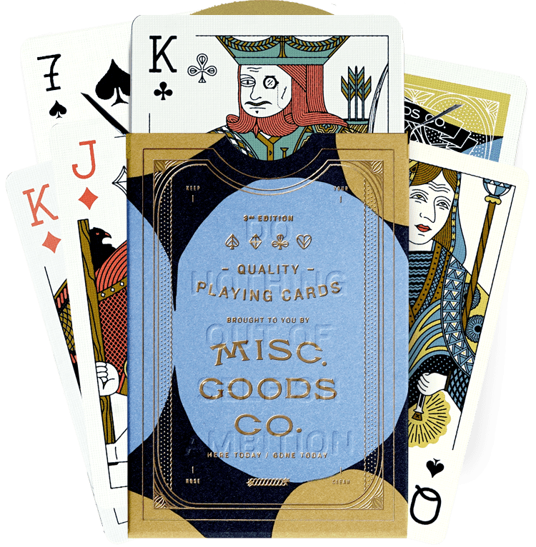 Misc. Goods Permanent Playing Cards Playing Cards by Misc. Goods Co.