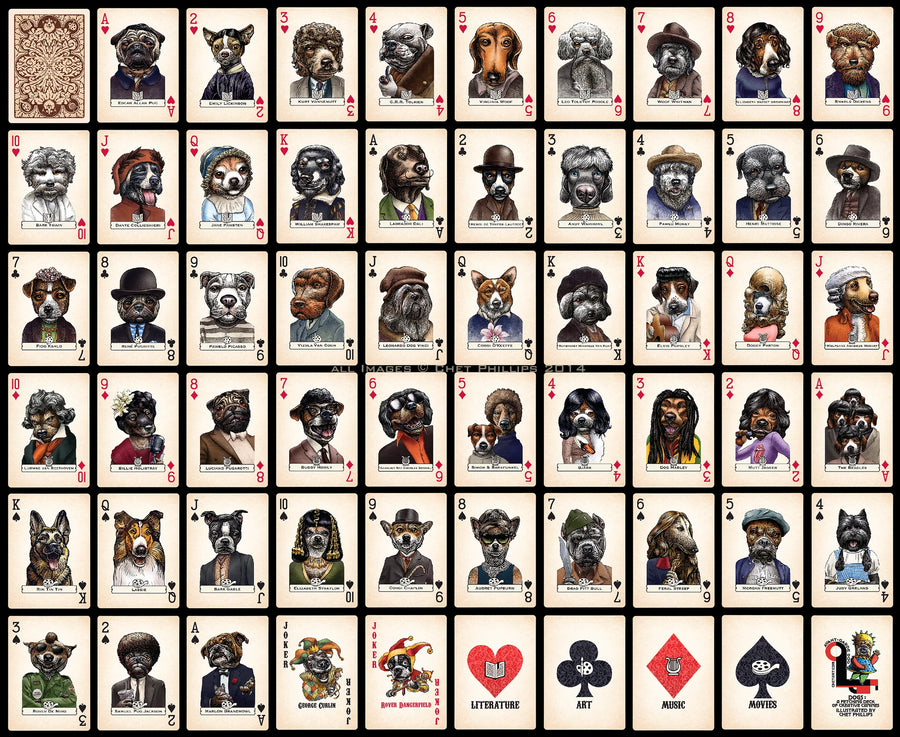 Dogs Playing Cards