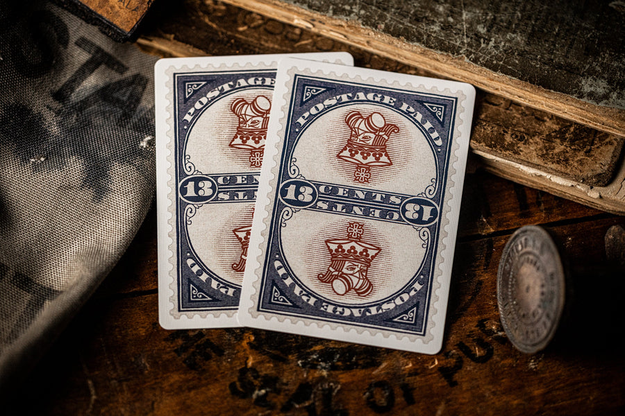 Postage Paid Blue Edition Playing Cards Playing Cards by Kings Wild Project