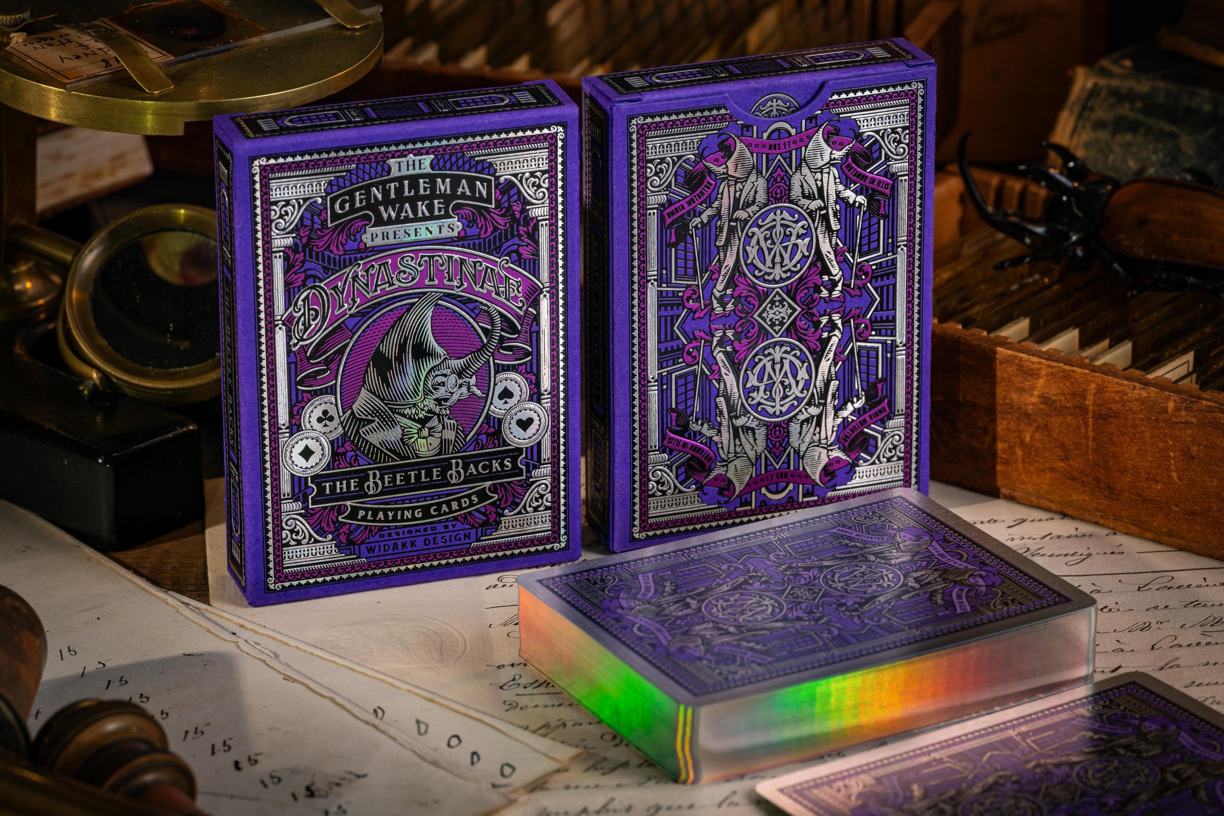 【レトロ】THE BEETLES OF THE WORLD 3Dカード Beetle Backs - Prism Edition – Rare Playing Cards