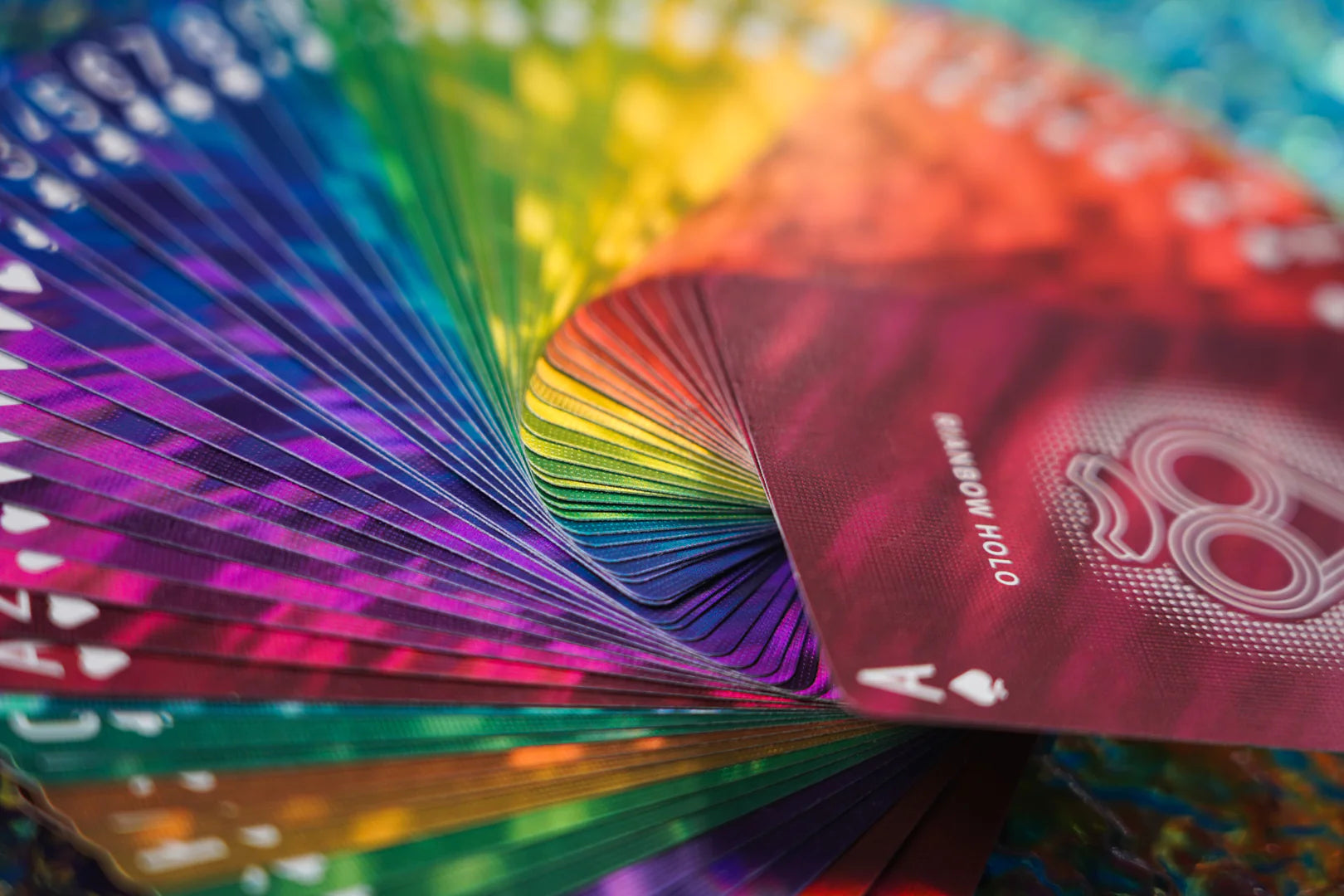 Rainbow HOLO Playing Cards by TCC Fashion Playing Cards by TCC Playing Card Co.