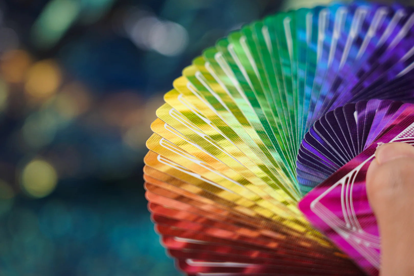 Rainbow HOLO Playing Cards by TCC Fashion Playing Cards by TCC Playing Card Co.