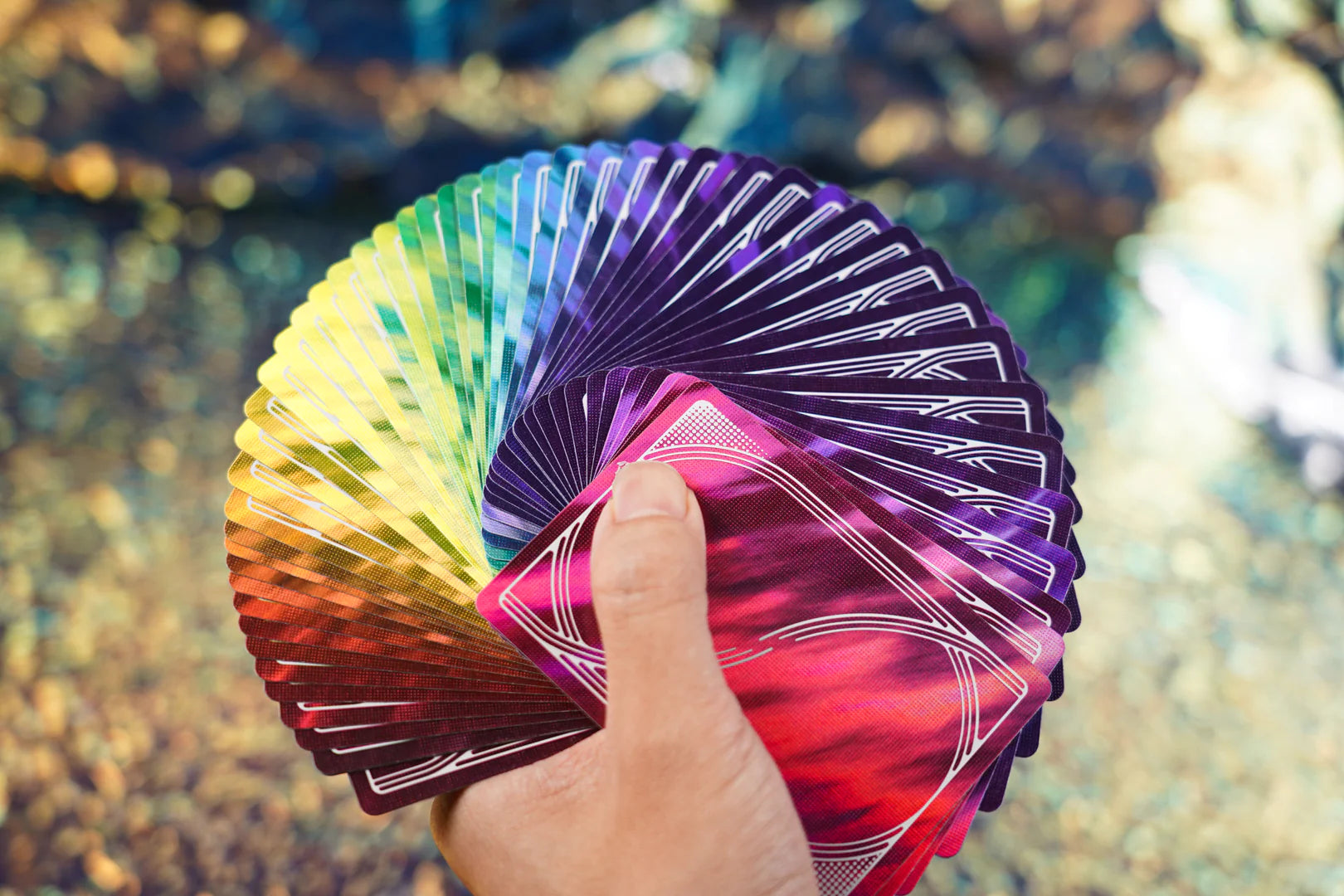 Mazzo di carte Rainbow HOLO Playing Cards by TCC Fashion Mazzo di carte Rainbow HOLO Playing Cards by TCC Fashion