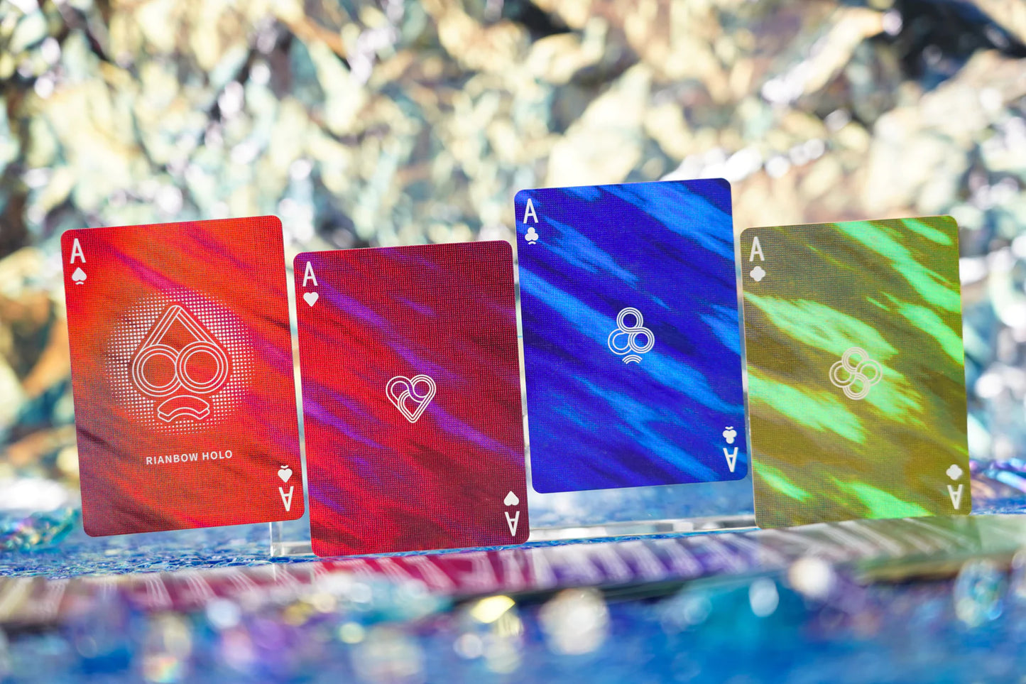 Rainbow HOLO Playing Cards by TCC Fashion Playing Cards by TCC Playing Card Co.