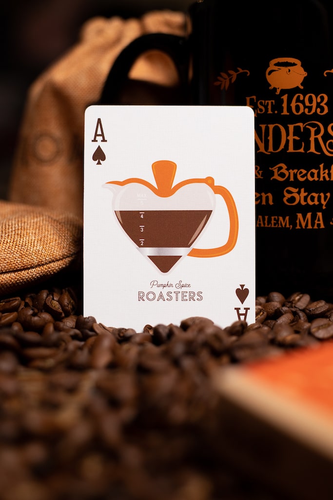 Roasters Pumpkin Spice Playing Cards - V2 Playing Cards by Organic Playing Cards