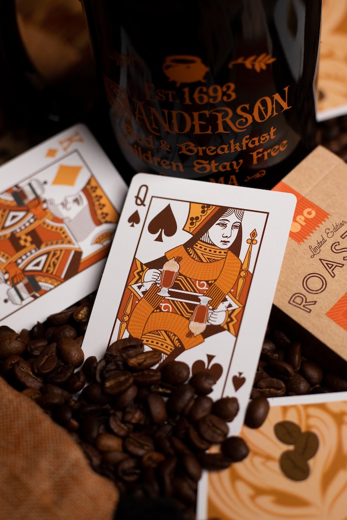 Roasters Pumpkin Spice Playing Cards - V2 Playing Cards by Organic Playing Cards