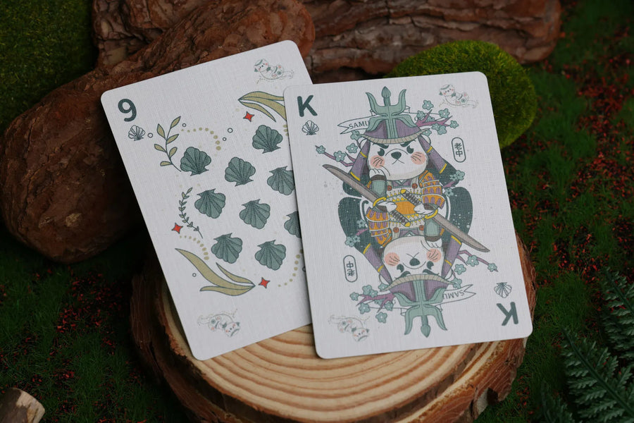 Samurai Otter Mizu Playing Cards